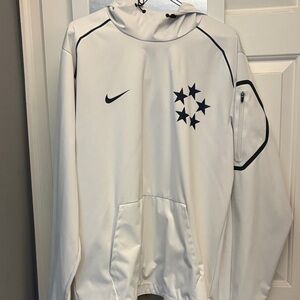 Nike Cream Hoodie with Star Pattern